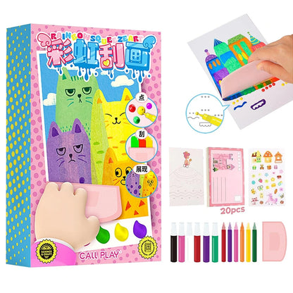 Rainbow Rush™ — Mess-Free Squeeze Art Kit | Boosts Creativity
