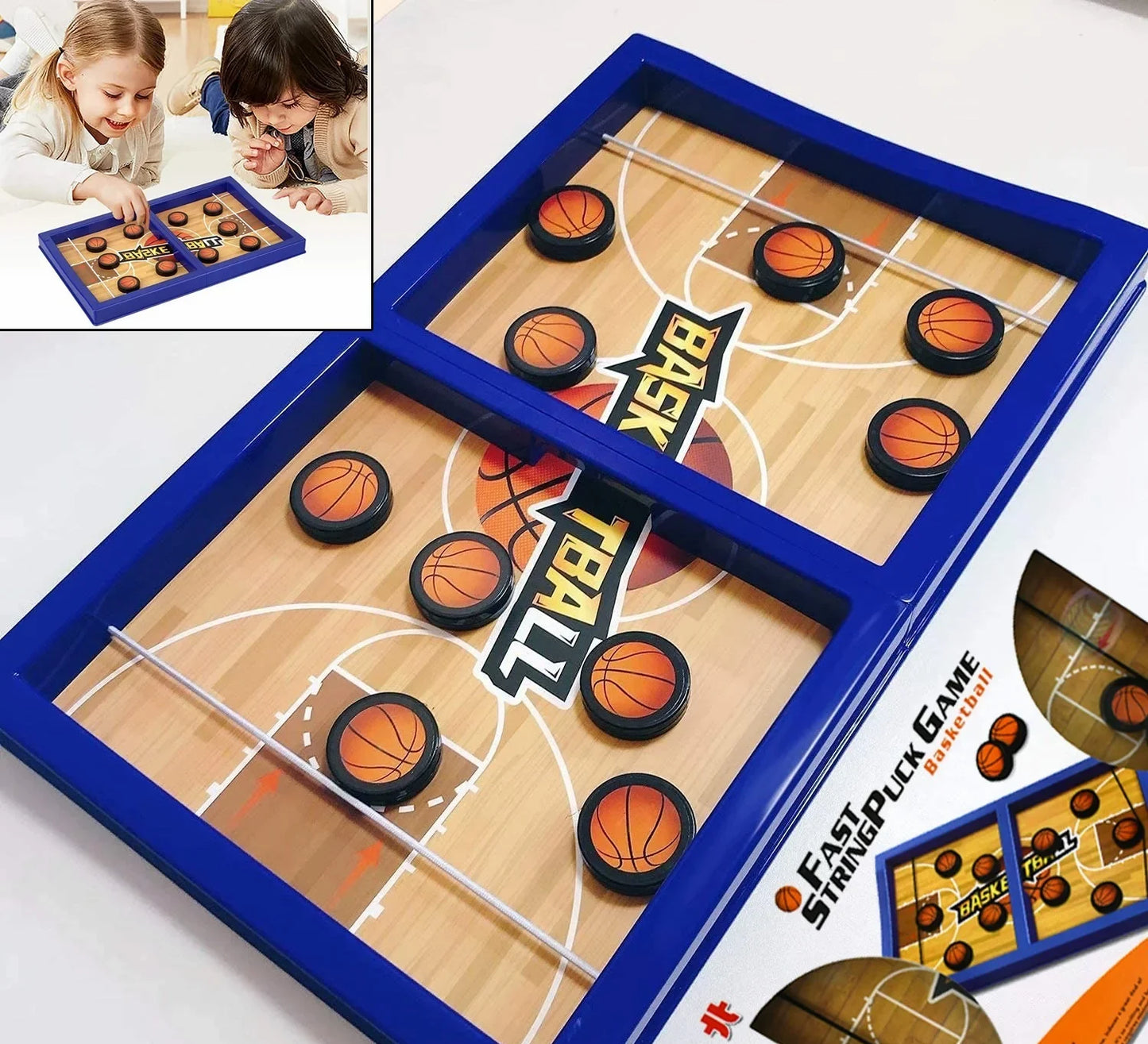 Sling Pro™ — Fast-Paced Indoor Basketball Game | Improves Reflexes & Focus