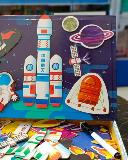 Magnetic Space Book™ — Space Adventure Kit | Sparks Imagination
