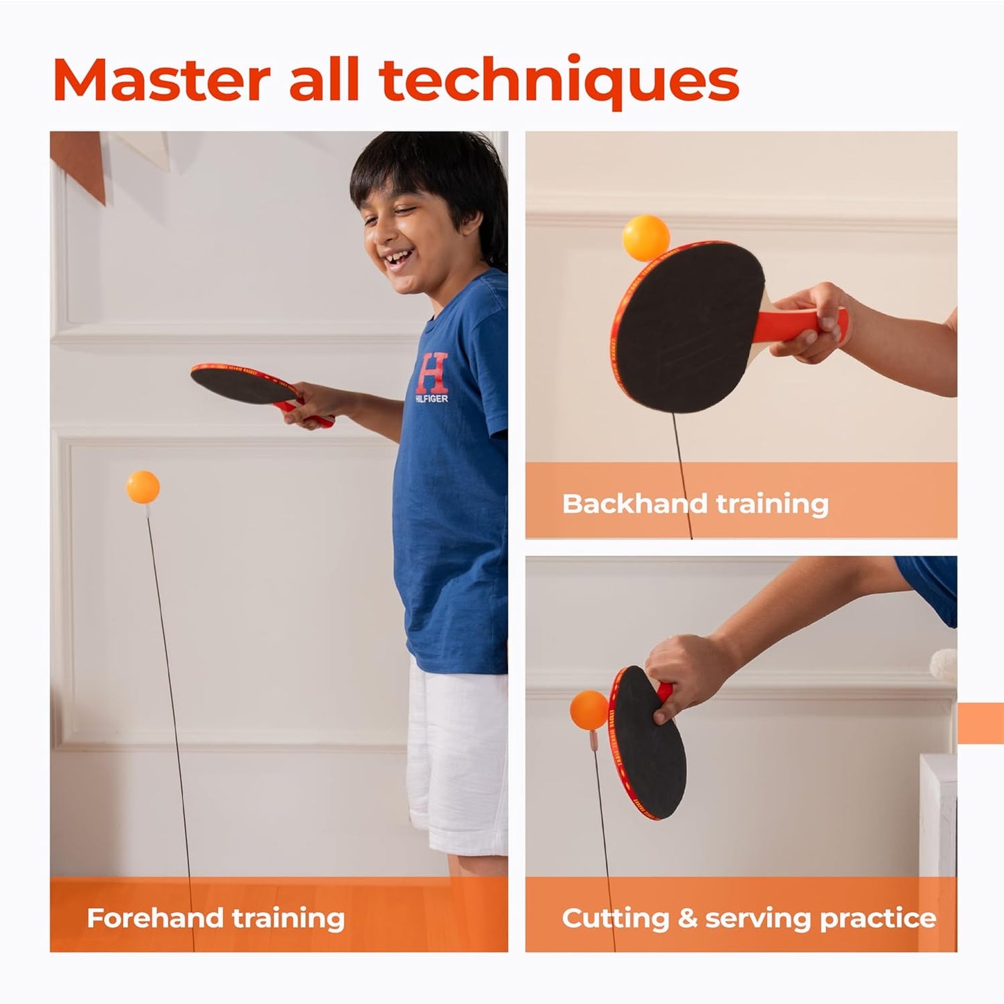 Tennis Pro™ — Solo Reflex Tennis Training Set