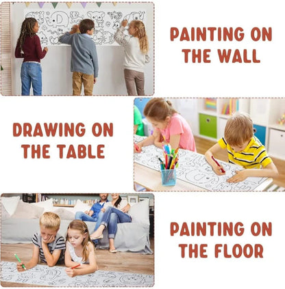 Creative Canvas™ — 300cm Reusable Doodling Roll | Sparks Imagination