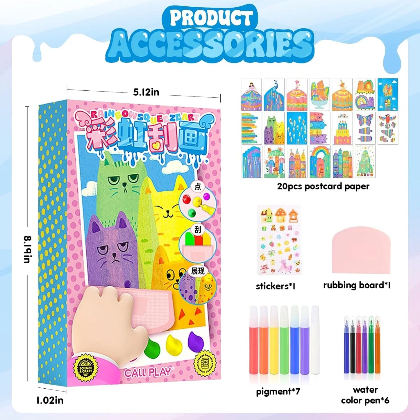 Rainbow Rush™ — Mess-Free Squeeze Art Kit | Boosts Creativity