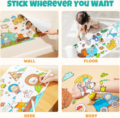 Creative Canvas™ — 300cm Reusable Doodling Roll | Sparks Imagination