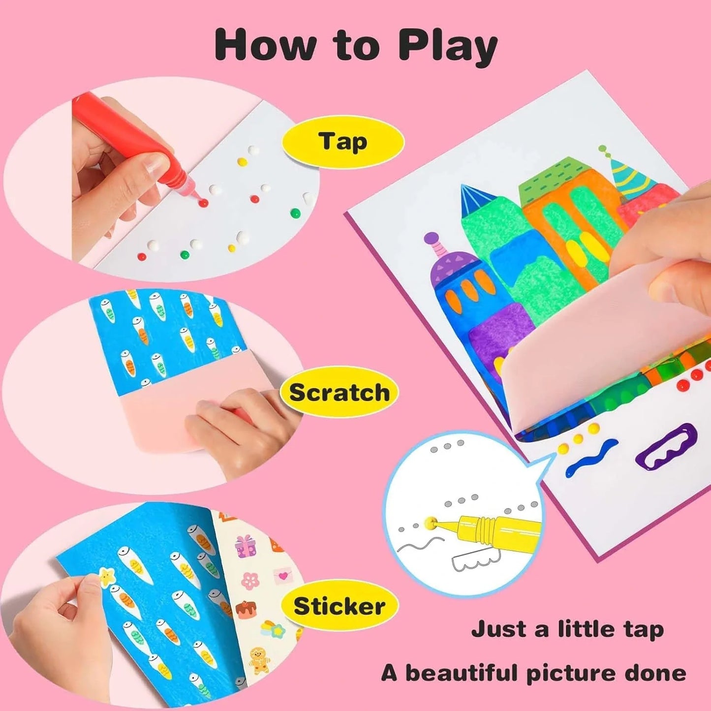 Rainbow Rush™ — Mess-Free Squeeze Art Kit | Boosts Creativity