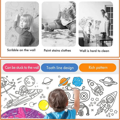 Creative Canvas™ — 300cm Reusable Doodling Roll | Sparks Imagination