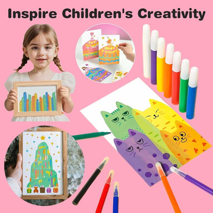 Rainbow Rush™ — Mess-Free Squeeze Art Kit | Boosts Creativity