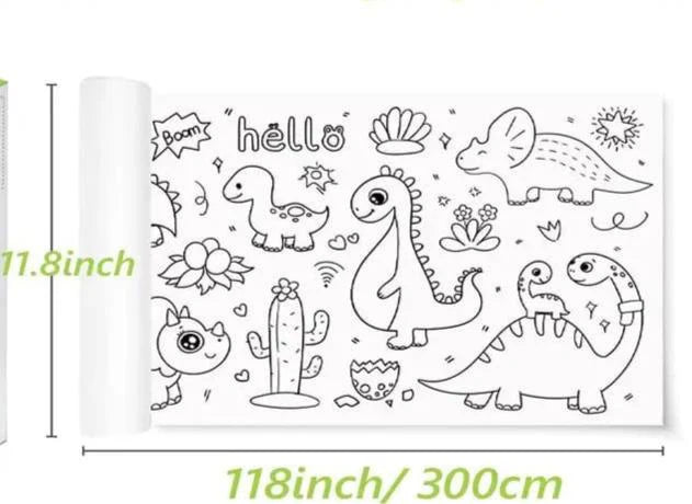 Creative Canvas™ — 300cm Reusable Doodling Roll | Sparks Imagination