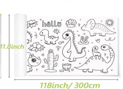 Creative Canvas™ — 300cm Reusable Doodling Roll | Sparks Imagination