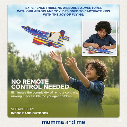 Aero Glider™ — Motorized Flying Plane | Builds Coordination & Outdoor Exploration Skills