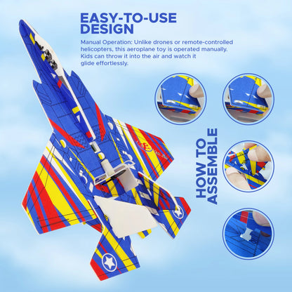 Aero Glider™ — Motorized Flying Plane | Builds Coordination & Outdoor Exploration Skills