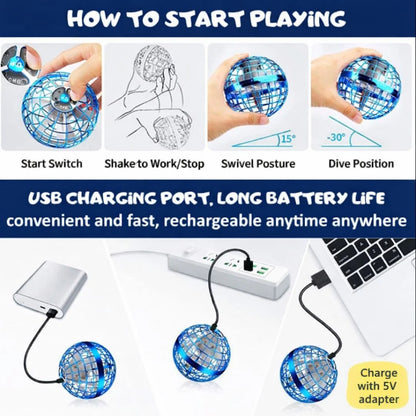 MagicFloater™ — Flying Spinner Ball | Builds Coordination & Active Play